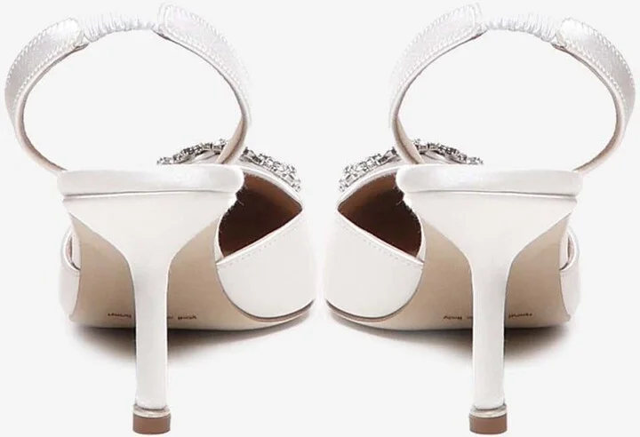 Hangisi 70 Satin Slingback Pumps - Image 2