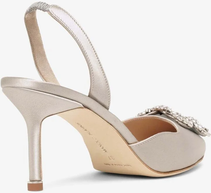 Hangisi 70 Satin Slingback Pumps - Image 2