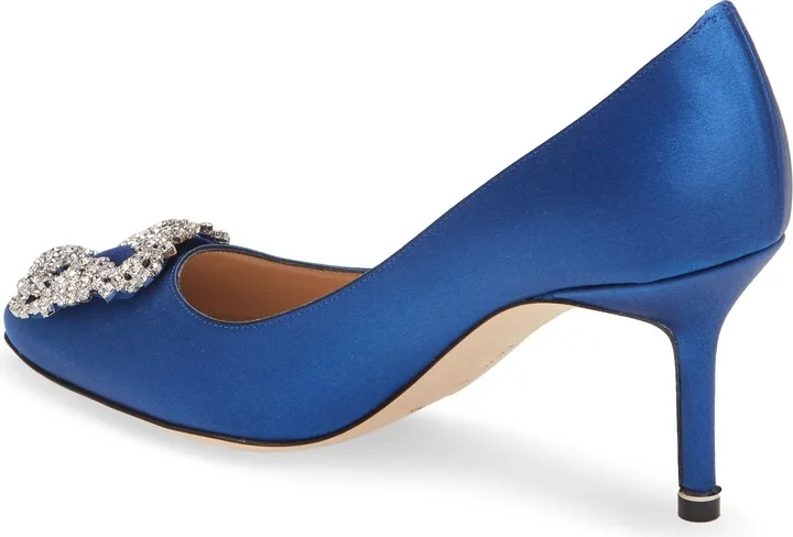 Hangisi 70mm Crystal Buckle Pump - Image 2