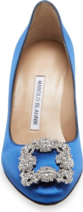 Hangisi 70mm Crystal Buckle Pump - Image 4