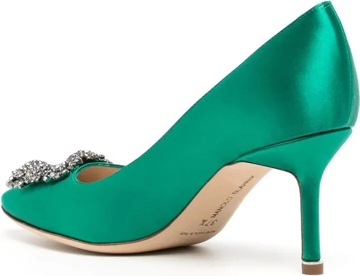 Hangisi 70mm embellished pumps - Image 3