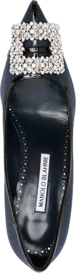 Hangisi 80mm crystal-embellished pumps - Image 4