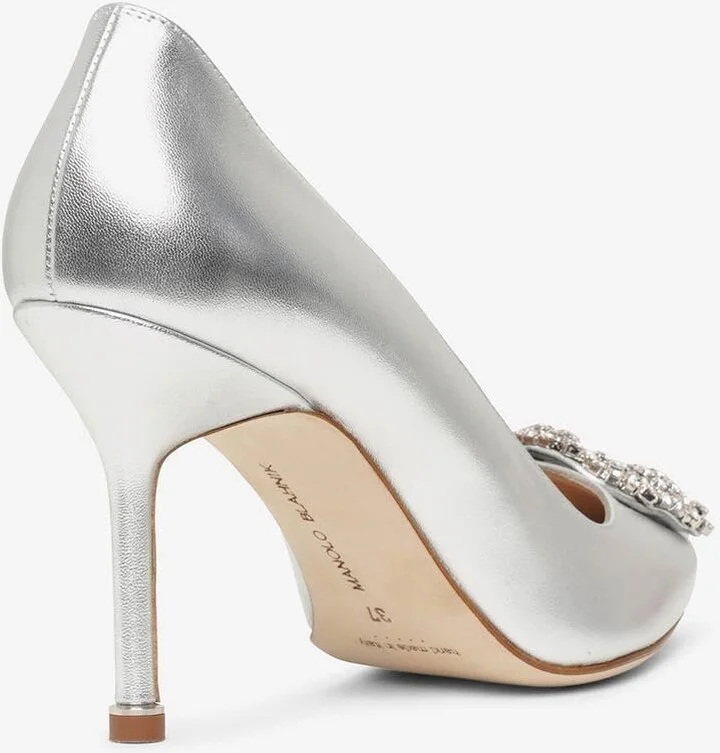 Hangisi 90 Crystal Buckle Pumps - Image 2