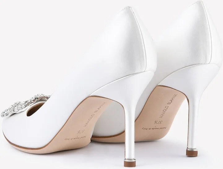 Hangisi 90 Crystal Buckle Pumps - Image 2