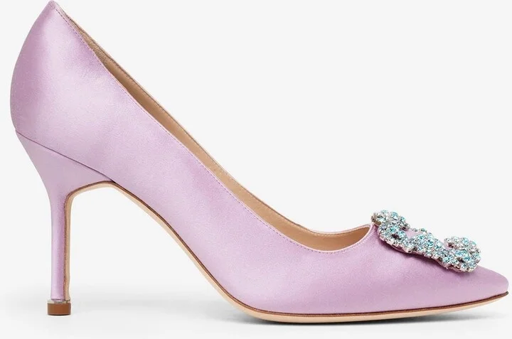 Hangisi 90 Crystal-Embellished Pumps