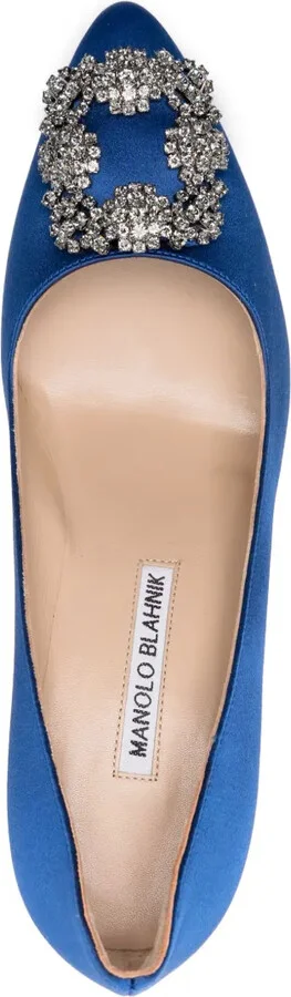 Hangisi 90mm satin pumps - Image 4