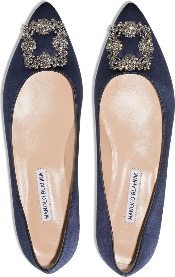 Hangisi appliqué flat pumps - Image 4