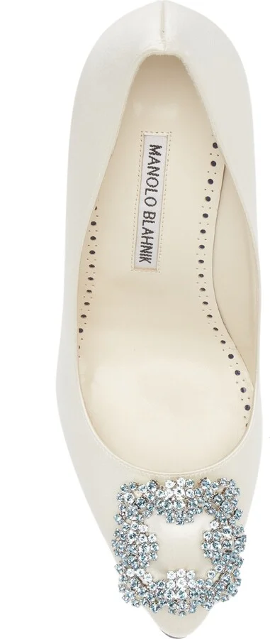Hangisi Bridal Crystal Buckle Pump - Image 5