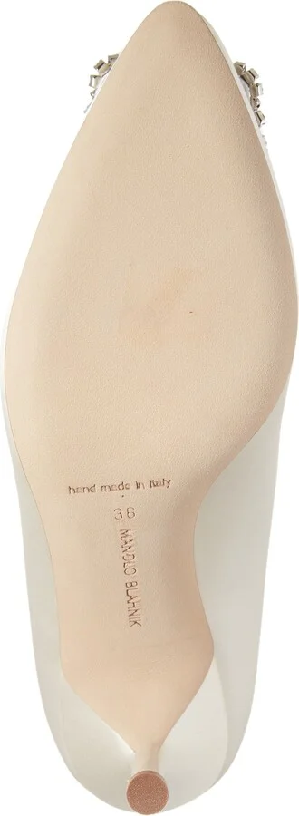 Hangisi Bridal Crystal Buckle Pump - Image 6