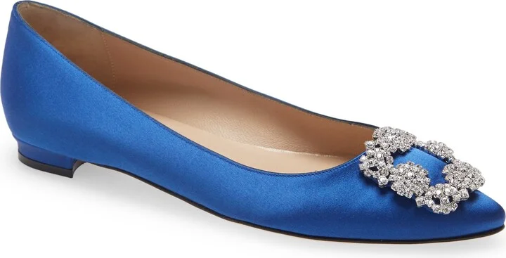 Hangisi Crystal Buckle Flat