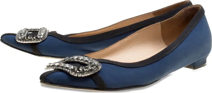 Hangisi crystal-buckle loafers - Image 3