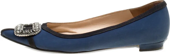 Hangisi crystal-buckle loafers