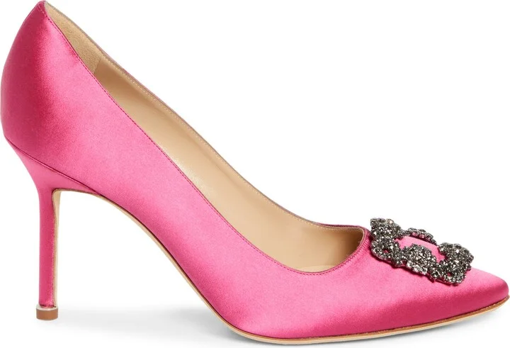 Hangisi Crystal Buckle Pump - Image 3