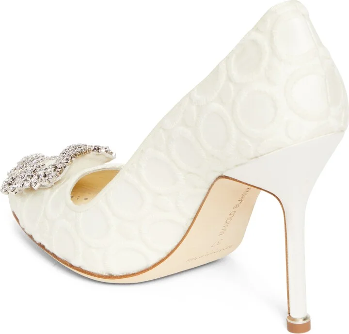 Hangisi Crystal Buckle Pump - Image 2