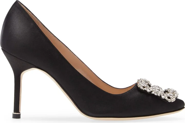 Hangisi Crystal Buckle Pump - Image 3