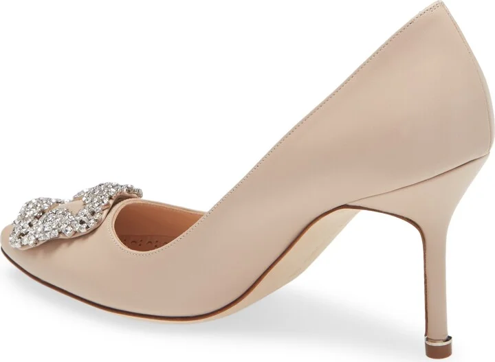 Hangisi Crystal Buckle Pump - Image 8
