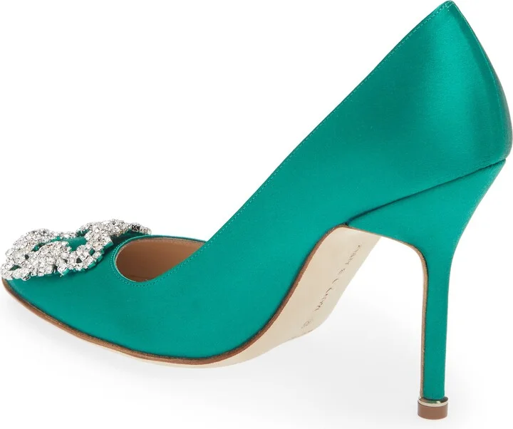 Hangisi Crystal Buckle Pump - Image 2