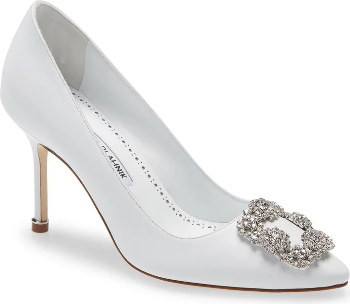 Hangisi Crystal Buckle Pump