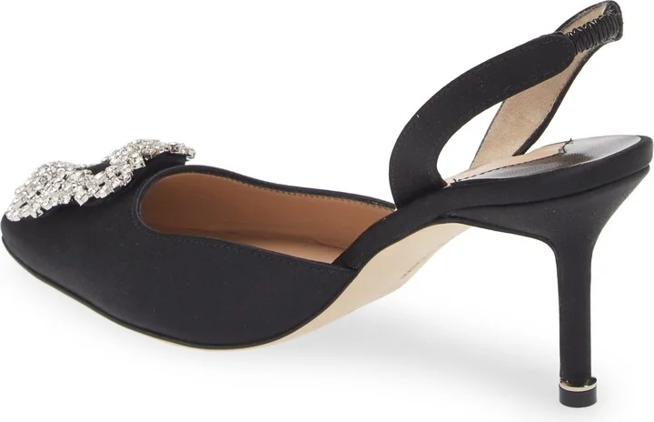 Hangisi Crystal Buckle Slingback Pump - Image 2