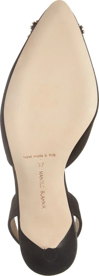 Hangisi Crystal Buckle Slingback Pump - Image 6