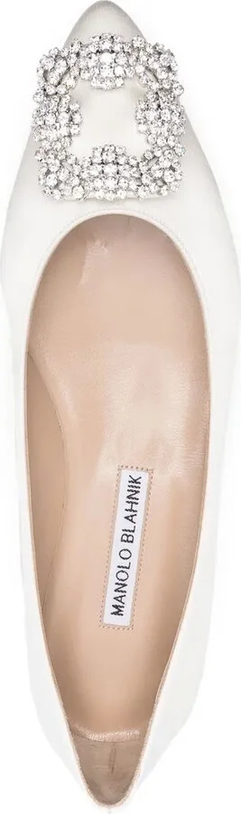 Hangisi crystal embellished ballerinas - Image 4