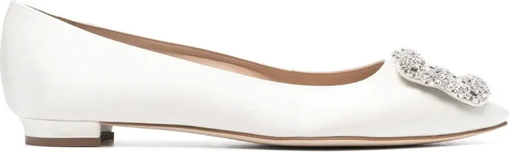 Hangisi crystal embellished ballerinas