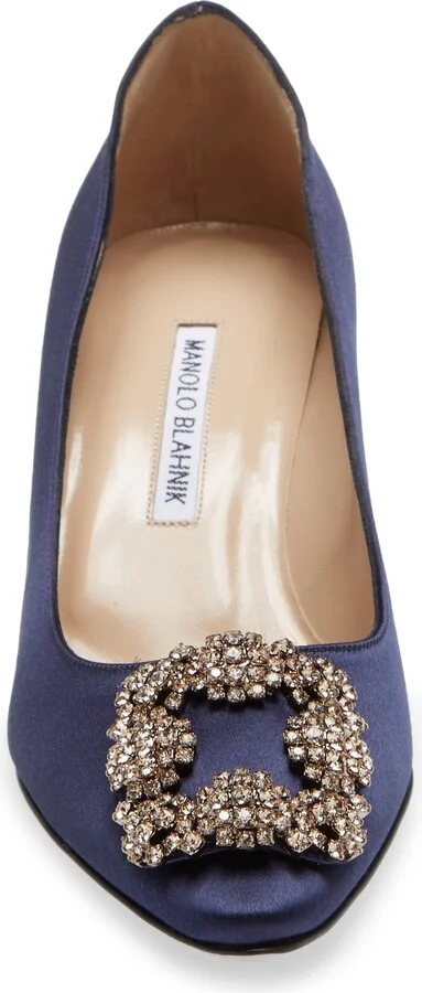Hangisi Jeweled Kitten Heel Pump - Image 4