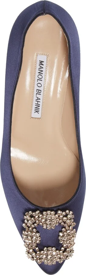 Hangisi Jeweled Kitten Heel Pump - Image 5