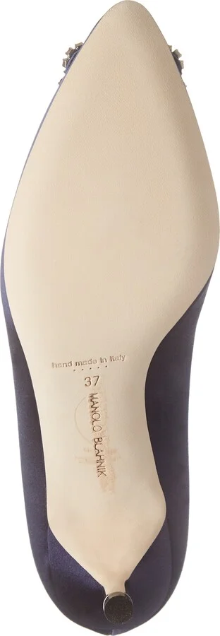 Hangisi Jeweled Kitten Heel Pump - Image 6