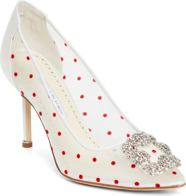 Red/ Light Cream