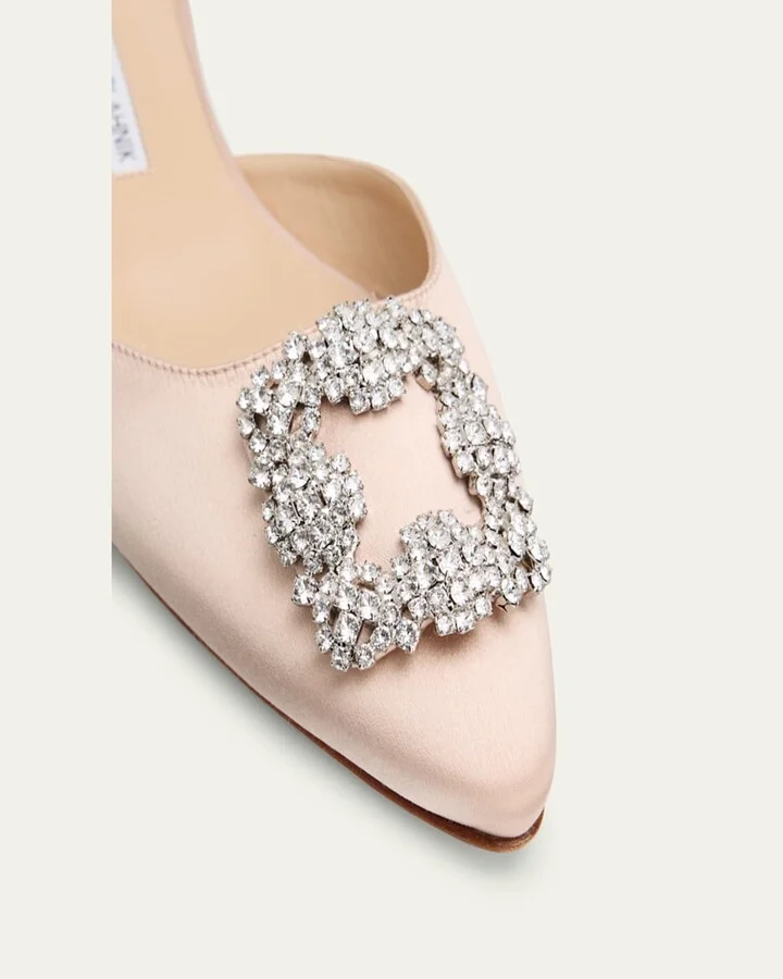 Hangisi Satin Ballerina Flats - Image 2