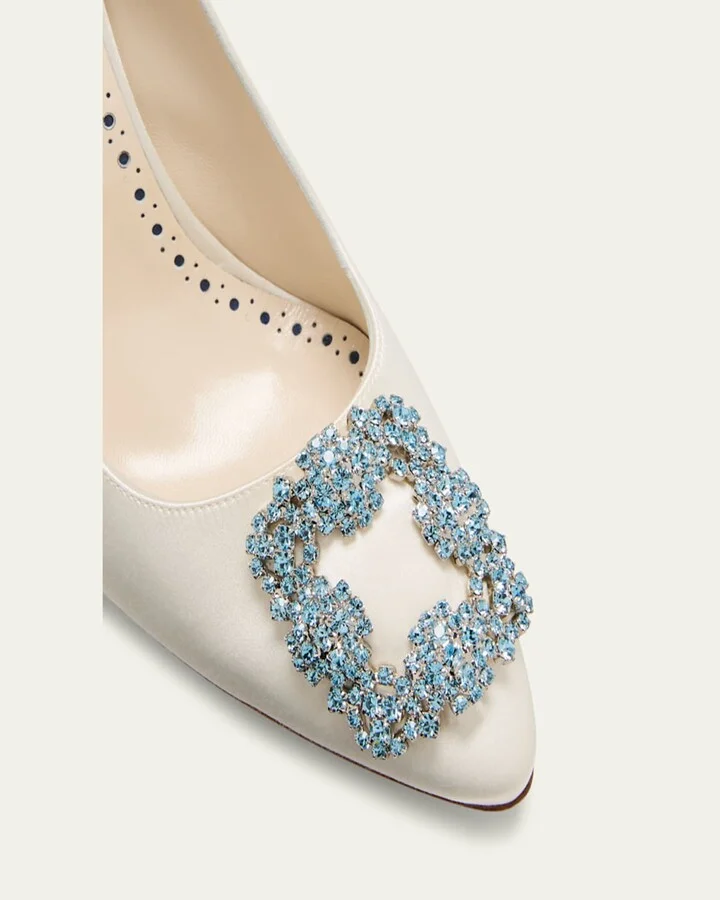 Hangisi Satin Buckle Pumps - Image 3