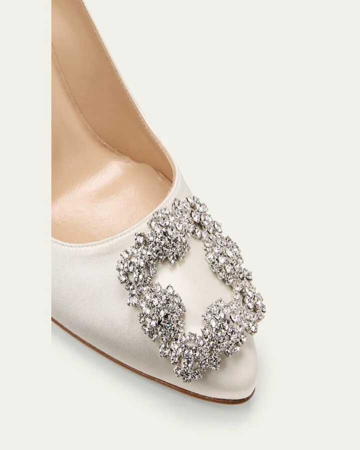 Hangisi Satin Buckle Pumps - Image 3