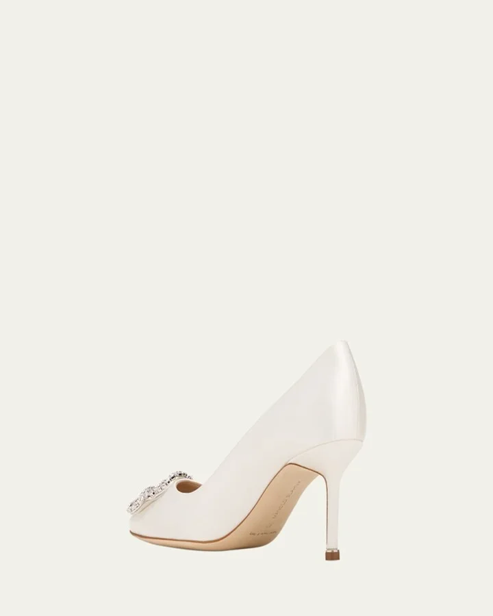 Hangisi Satin Buckle Pumps - Image 5
