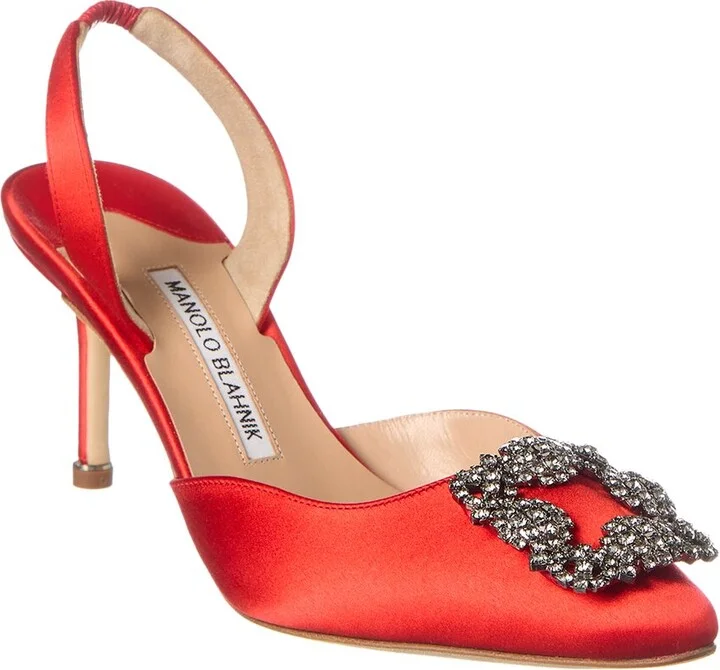 Hangisli 70 Satin Slingback Pump