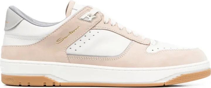 Haniel panelled leather sneakers