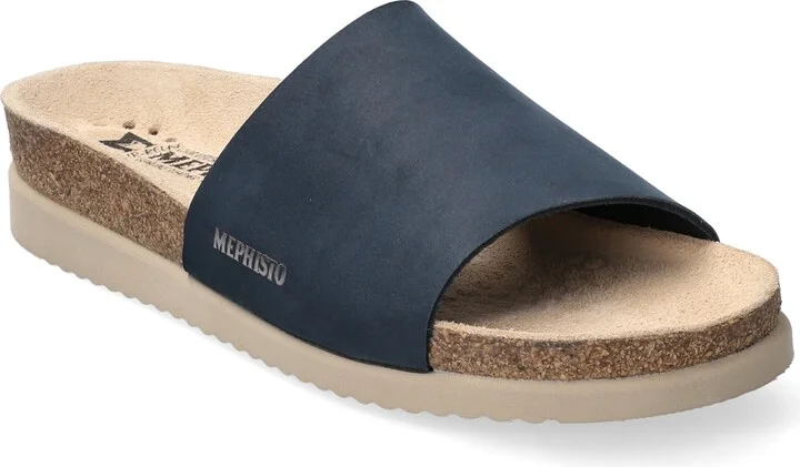 Navy Blue Leather