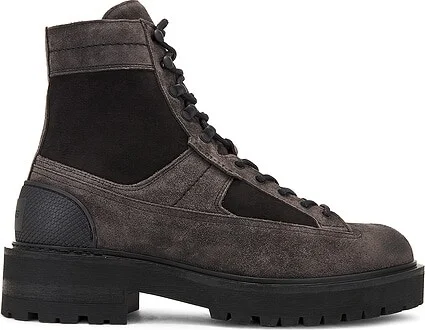 Hank Combat Suede Boot
