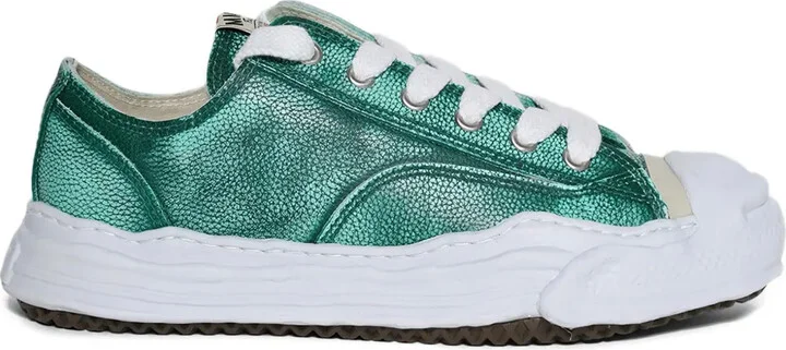 Hank Low brushed leather sneakers