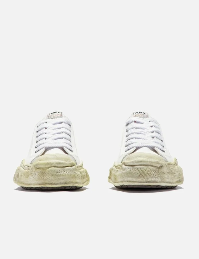"HANK" OG Sole Garment Dyed Canvas Low-top Sneaker - Image 2