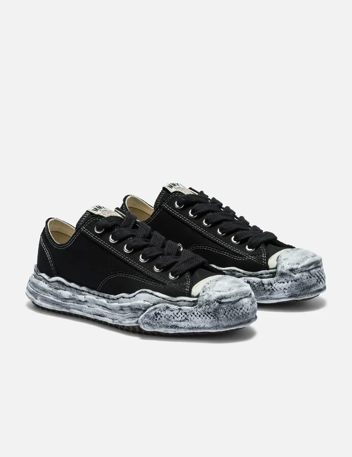 "HANK" OG Sole Garment Dyed Canvas Low-top Sneaker - Image 4