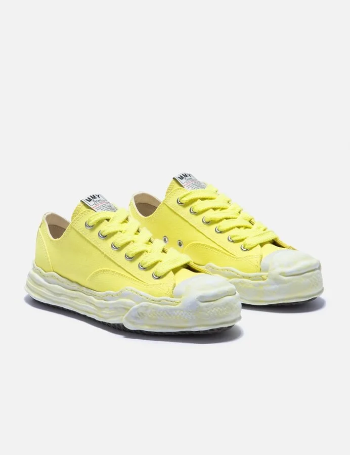 "HANK" OG Sole Garment Dyed Canvas Low-top Sneaker - Image 4
