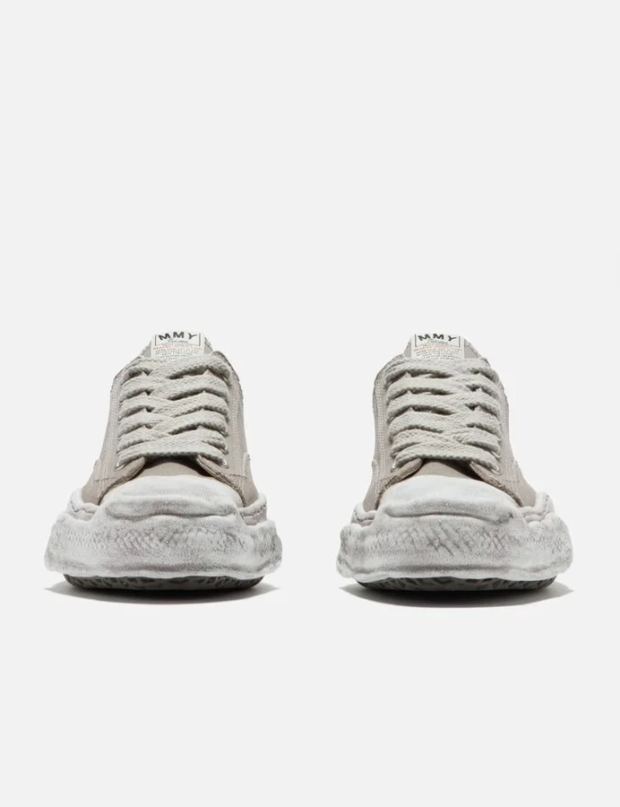"HANK" OG Sole Garment Dyed Canvas Low-top Sneaker - Image 2