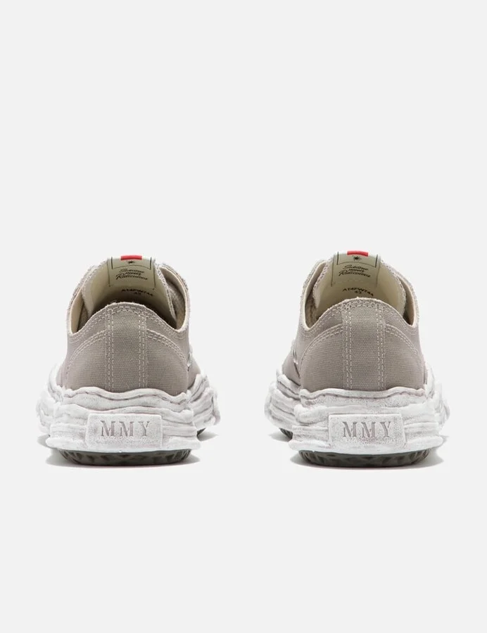 "HANK" OG Sole Garment Dyed Canvas Low-top Sneaker - Image 3
