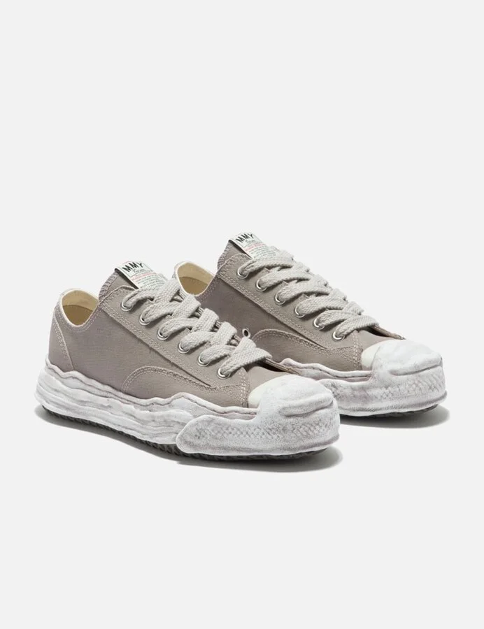 "HANK" OG Sole Garment Dyed Canvas Low-top Sneaker - Image 4