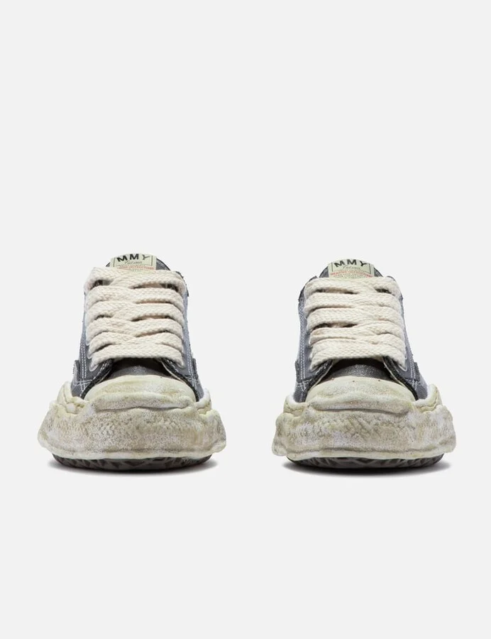 HANK" OG Sole Silicon Coating Canvas Low-top Sneaker - Image 2
