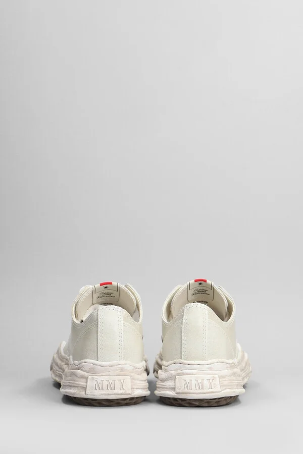 Hank Sneakers In Grey Leather - Image 4