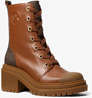 Hanley Leather and Signature Logo Trim Boot
