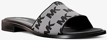 Hannah Logo Jacquard Slide Sandal