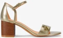 Hannah Metallic Block Heel Sandal - Image 3